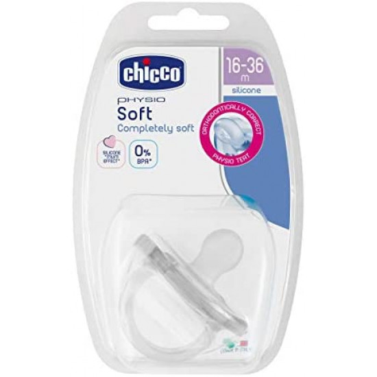 Chicco Physio Soft Πιπίλα όλο Σιλικόνη 16-36m