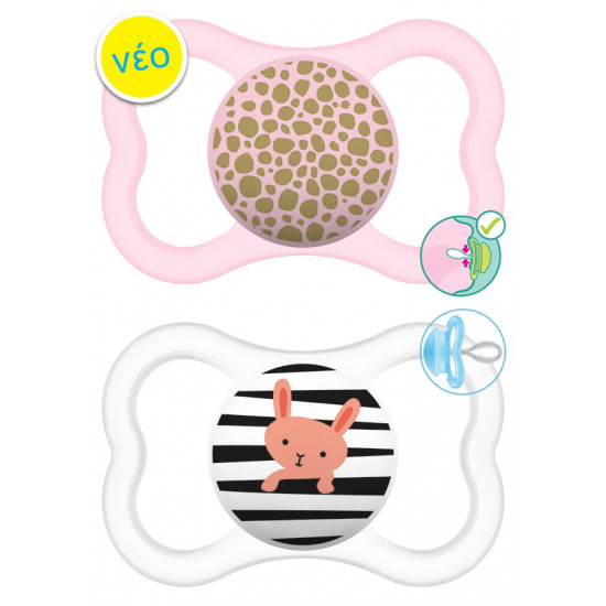 Mam Πιπίλα Supreme Σιλικόνης 16+ μηνών 2τμχ