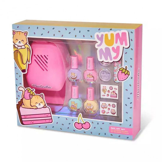 Martinelia Yummy Nail Art Set Aξεσουάρ & Στεγνωτήρας Νυχιών 10 Τεμάχια 