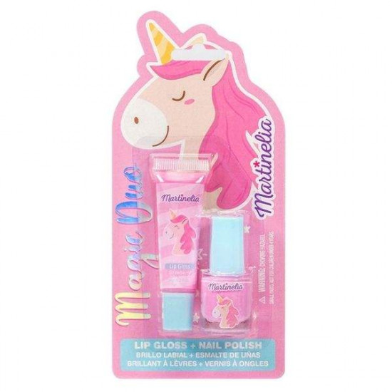 Martinelia Little Unicorn Set Βερνίκι 4mL and Lip Gloss 6mL