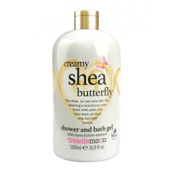 Treaclemoon Creamy Shea Butterfly Shower & Bath gel Αφρόλουτρο με Βούτυρο Καριτέ 500mL