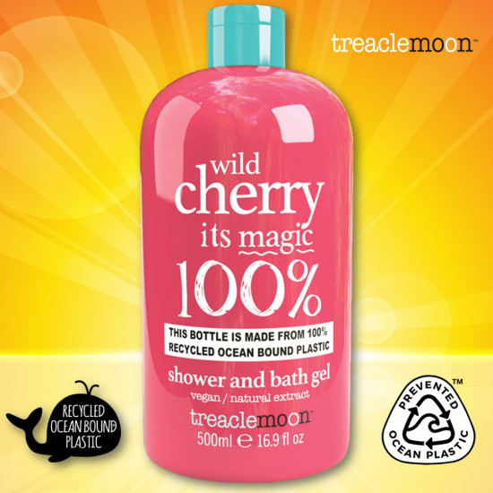 Treaclemoon Wild Cherry Magic Shower & Bath Gel Αφρόλουτρο με Άρωμα Άγριο Κεράσι 500mL