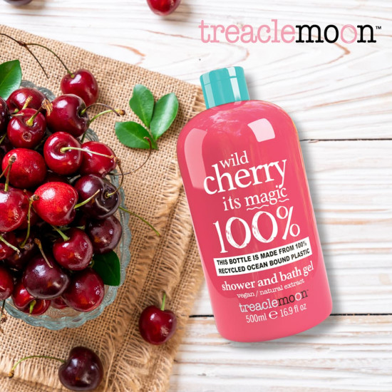 Treaclemoon Wild Cherry Magic Shower & Bath Gel Αφρόλουτρο με Άρωμα Άγριο Κεράσι 500mL