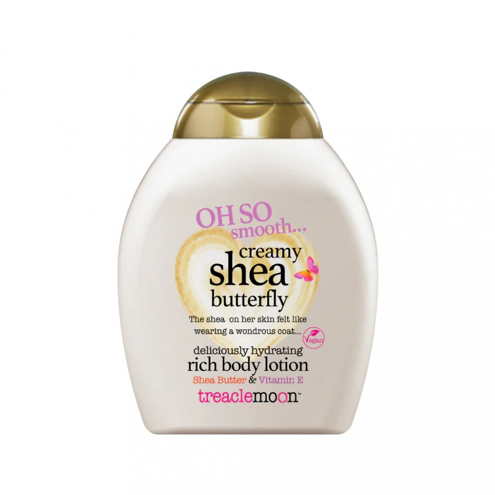 Treaclemoon Creamy Shea Butterfly Body Lotion Πλούσια Λοσιόν Σώματος με Βούτυρο Καριτέ & Βιταμίνη Ε 250mL