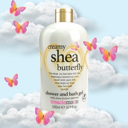 Treaclemoon Creamy Shea Butterfly Shower & Bath gel Αφρόλουτρο με Βούτυρο Καριτέ 500mL