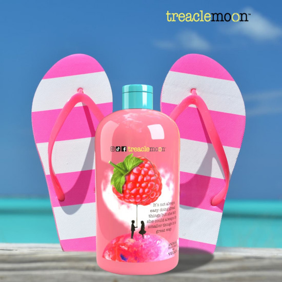 Treaclemoon The Raspberry Kiss Shower & Bath Gel Αφρόλουτρο με Άρωμα Βατόμουρου 500mL