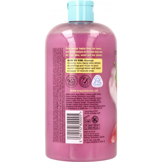 Treaclemoon The Raspberry Kiss Shower & Bath Gel Αφρόλουτρο με Άρωμα Βατόμουρου 500mL