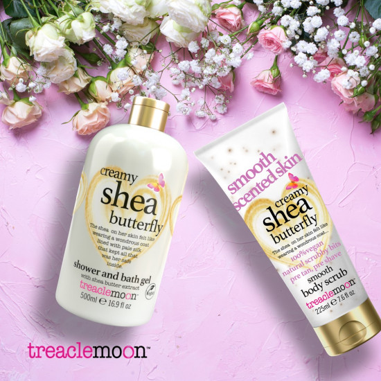 Treaclemoon Creamy Shea Butterfly Shower & Bath gel Αφρόλουτρο με Βούτυρο Καριτέ 500mL