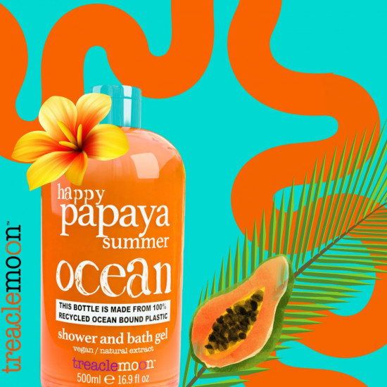 Treaclemoon Happy Papaya Summer Αφρόλουτρο με Άρωμα Παπάγια 500mL