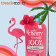 Treaclemoon Wild Cherry Magic Shower & Bath Gel Αφρόλουτρο με Άρωμα Άγριο Κεράσι 500mL