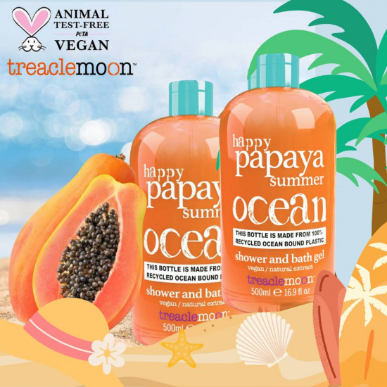 Treaclemoon Happy Papaya Summer Αφρόλουτρο με Άρωμα Παπάγια 500mL