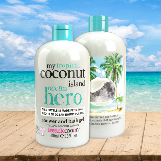 Treaclemoon My Tropical Coconut Island Ocean Hero Shower & Bath Gel 500mL