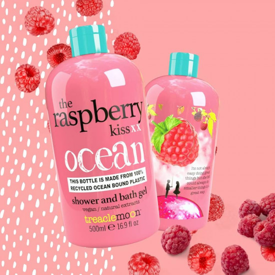 Treaclemoon The Raspberry Kiss Shower & Bath Gel Αφρόλουτρο με Άρωμα Βατόμουρου 500mL