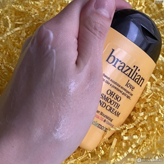 Treaclemoon Brazilian Love Hand Cream Κρέμα Χεριών με Άρωμα Γκουαρανά 75mL