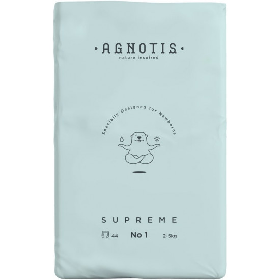 Agnotis Supreme Βρεφικές Πάνες 2-5 kg 44 τεμάχια